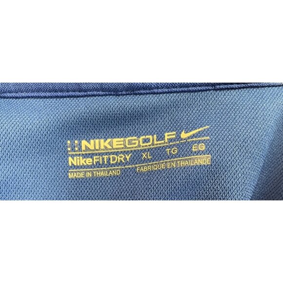 Nike Golf Beavercreek Golf Course Blue Short Sleeve Polo Shirt Mens SIze XL - Picture 7 of 10